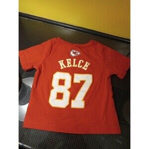 Kansas City Chiefs Baby #87 Travis Kelce T-shirt 12 months